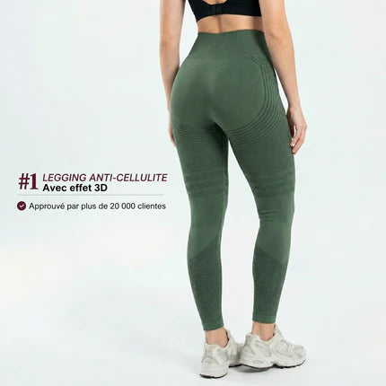 Legging Modelant 3D – Push‑Up & Anti‑Cellulite