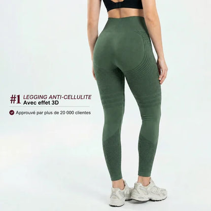 Legging Modelant 3D – Push‑Up & Anti‑Cellulite