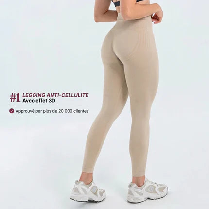 Legging Modelant 3D – Push‑Up & Anti‑Cellulite