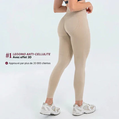 Legging Modelant 3D – Push‑Up & Anti‑Cellulite