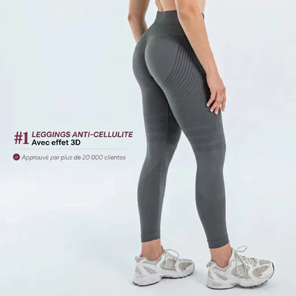 Legging Modelant 3D – Push‑Up & Anti‑Cellulite