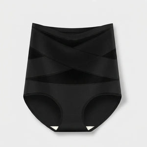 CrossBand™ Slip Gainant — Taille Haute Sans Coutures, Effet Ventre Plat