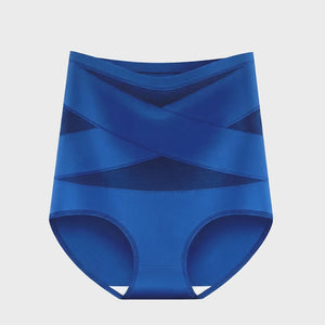 CrossBand™ Slip Gainant — Taille Haute Sans Coutures, Effet Ventre Plat