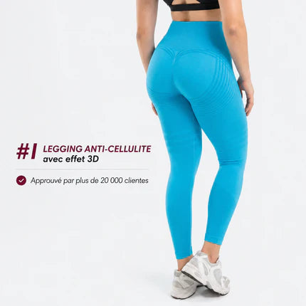Legging Modelant 3D – Push‑Up & Anti‑Cellulite