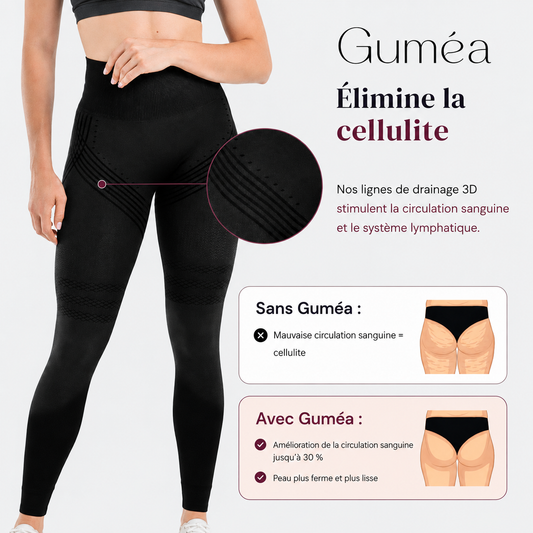 Legging Modelant 3D – Effet Push‑Up & Anticellulite