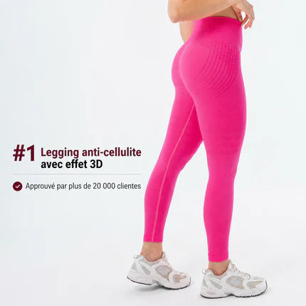 Legging Modelant 3D – Push‑Up & Anti‑Cellulite