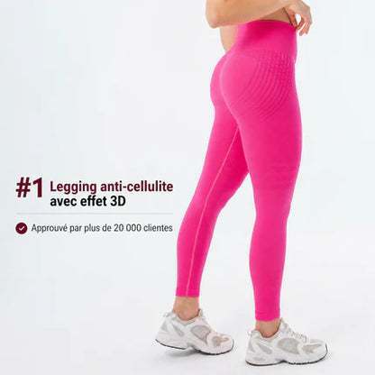 Legging Modelant 3D – Push‑Up & Anti‑Cellulite
