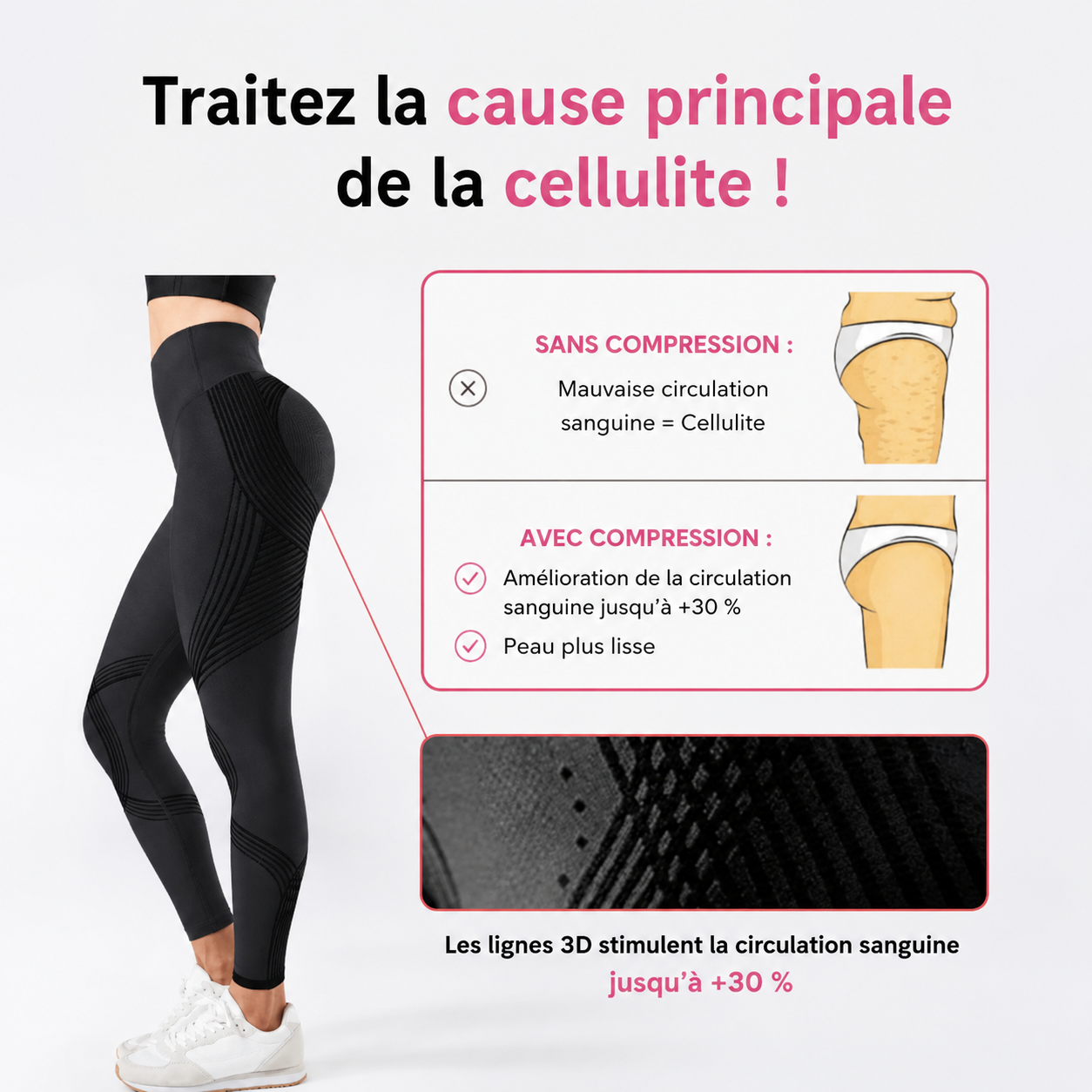 Leggings 3D Guméa – Redéfinissez votre silhouette sans effort.