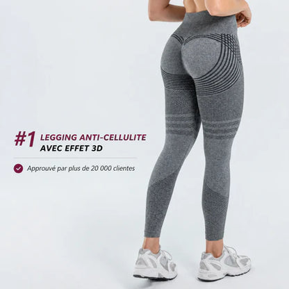 Legging Modelant 3D – Push‑Up & Anti‑Cellulite