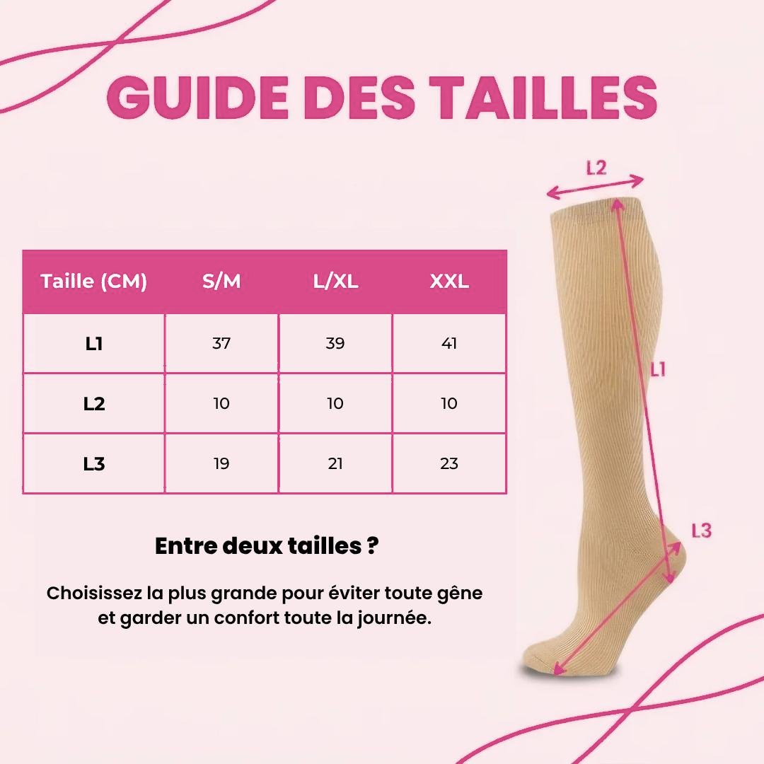Guméa Chaussettes de Compression Confortables