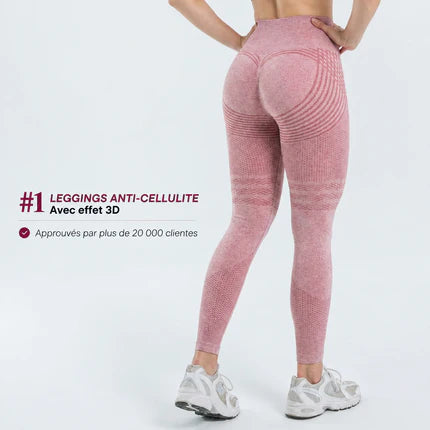 Legging Modelant 3D – Push‑Up & Anti‑Cellulite