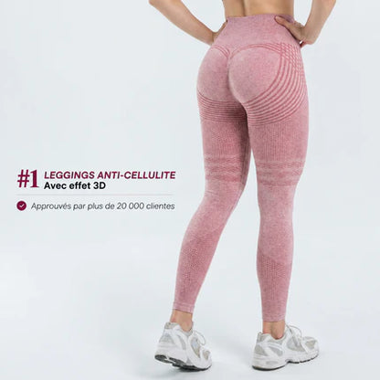 Legging Modelant 3D – Push‑Up & Anti‑Cellulite