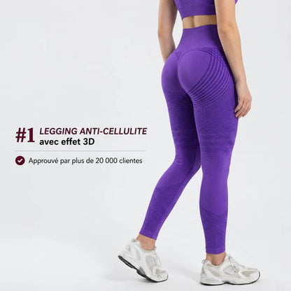 Legging Modelant 3D – Push‑Up & Anti‑Cellulite
