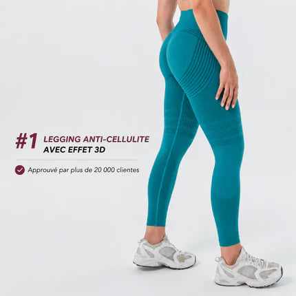 Legging Modelant 3D – Push‑Up & Anti‑Cellulite
