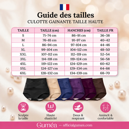 CrossBand™ Slip Gainant — Taille Haute Sans Coutures, Effet Ventre Plat