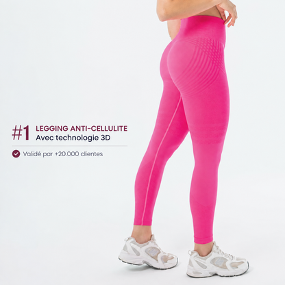 Legging Modelant 3D – Effet Push‑Up & Anticellulite