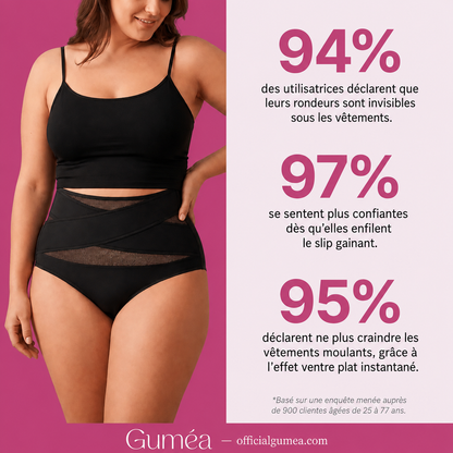 CrossBand™ Slip Gainant — Taille Haute Sans Coutures, Effet Ventre Plat
